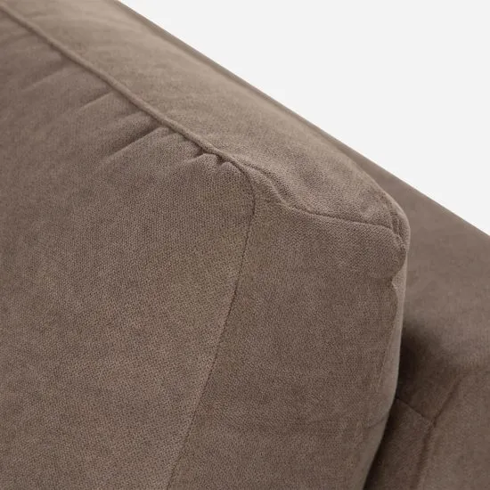 Sofa Seccional Tela Izquierdo Taupe Tamesis Cic - Imagen 2