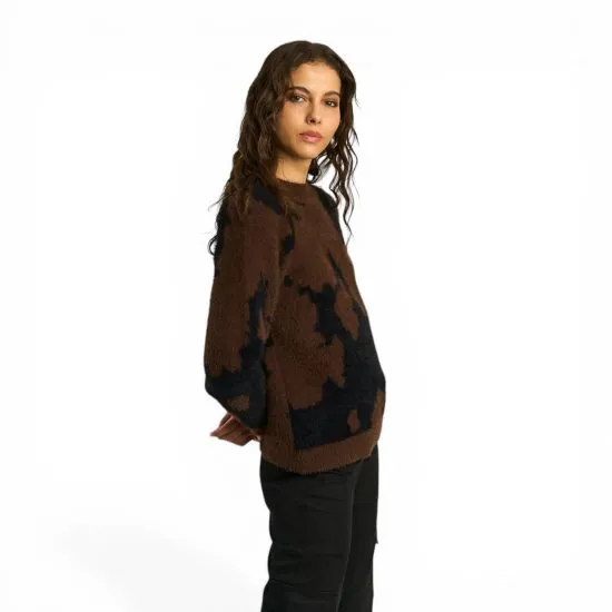Sweater Mujer Regular Fit Leopardo Ellus - Imagen 2