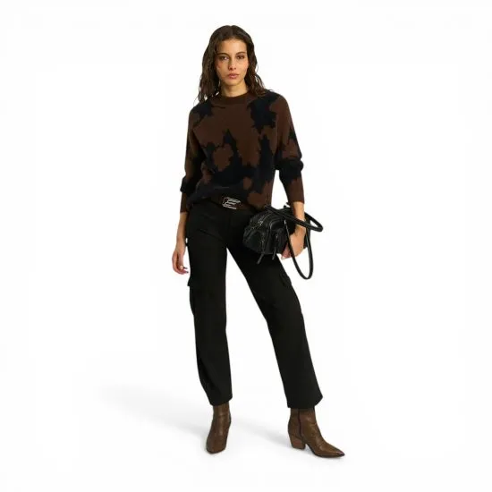 Sweater Mujer Regular Fit Leopardo Ellus - Imagen 3