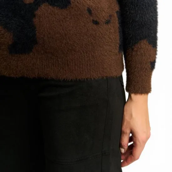 Sweater Mujer Regular Fit Leopardo Ellus - Imagen 6