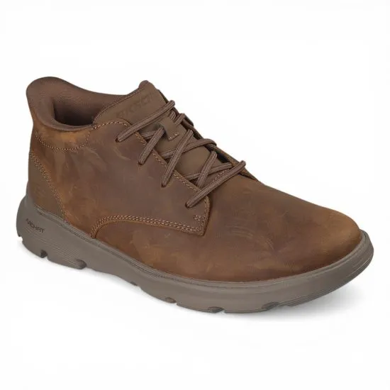 Botín Hombre Urbano Arch Fit Garza Ridley Café Skechers - Imagen 5
