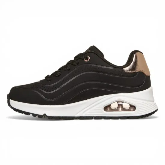 Zapatilla Niña Uno Gen1 Negro Skechers - Imagen 3