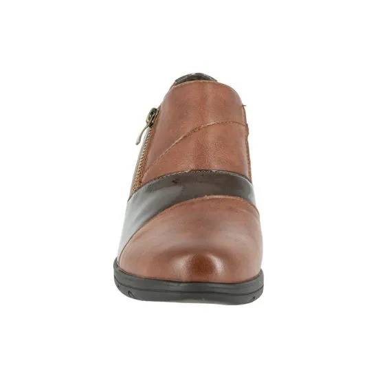 Zapato Zueco Mujer Siena Tacón Café Alquimia - Imagen 3