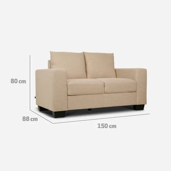 Sofa 2 Cuerpos Ontario Arena Cic - Imagen 2