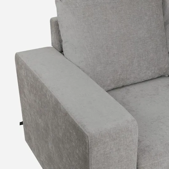 Sofa 3 Cuerpos Ontario Gris Cic - Imagen 5