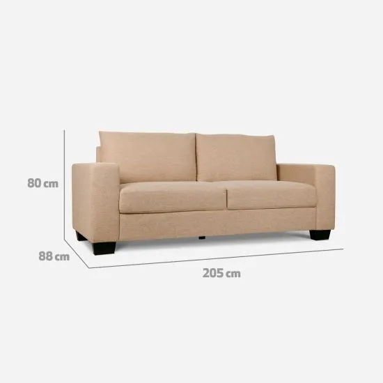 Sofa 3 Cuerpos Ontario Arena Cic - Imagen 2
