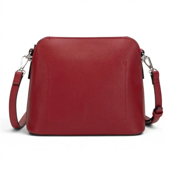 Cartera Bandolera Grande Rojo Gacel - Imagen 3