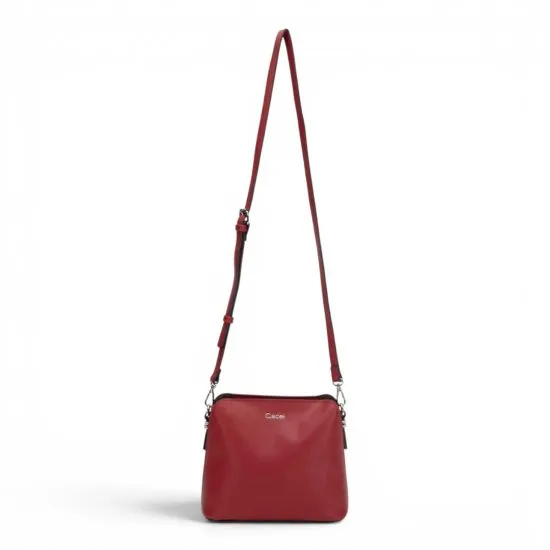 Cartera Bandolera Grande Rojo Gacel - Imagen 6