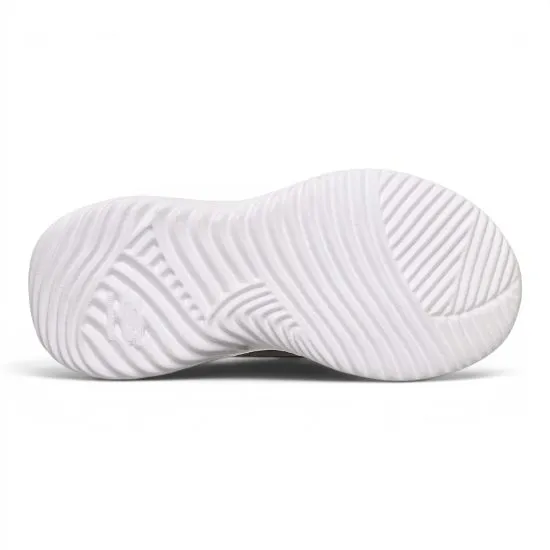 Zapatilla Niño Bounder Quantarun Char Gris Skechers - Imagen 5
