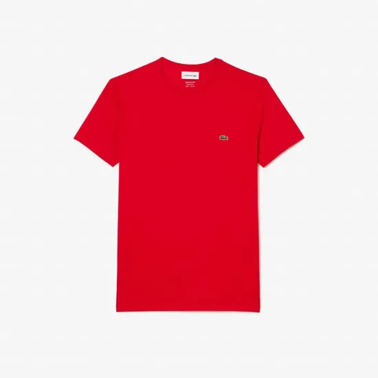 Polera Hombre Cuello Redondo Logo Roja Lacoste - Imagen 3