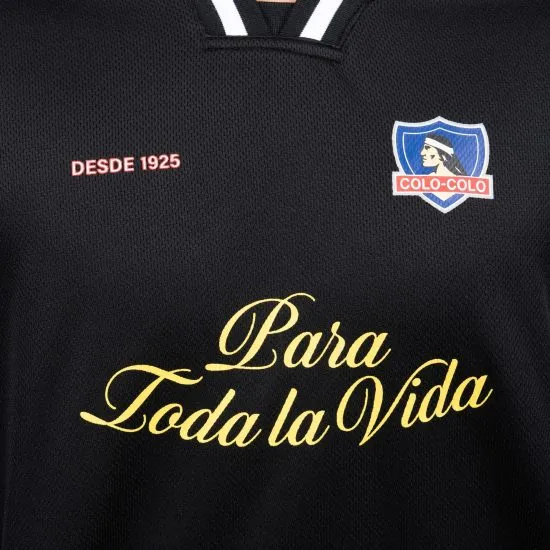 Polera Hombre Negra Colo Colo Urbano - Imagen 4