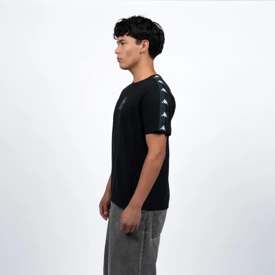 Polera Hombre Black Logo Front Black Kappa - Imagen 3