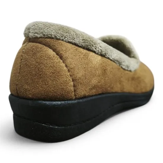 Zapato Descanso Mujer Forrado Chiporro Caramelo Passer - Imagen 2