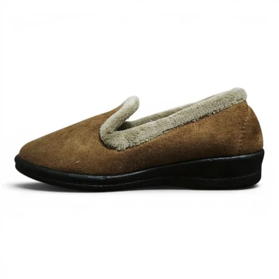 Zapato Descanso Mujer Forrado Chiporro Caramelo Passer - Imagen 3