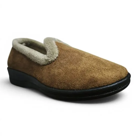 Zapato Descanso Mujer Forrado Chiporro Caramelo Passer - Imagen 7