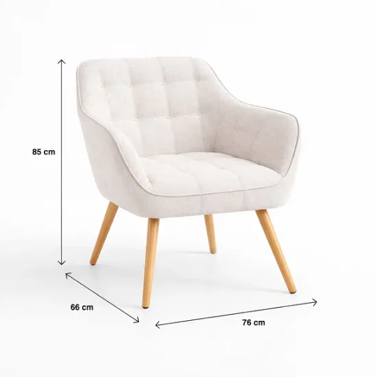 Butaca Decorativa Velvet Chic - Imagen 2