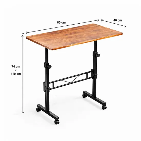 Mesa Escritorio Ajustable Vinna 80 X40 X 74 - Imagen 2