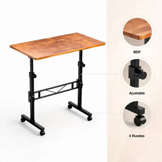 Mesa Escritorio Ajustable Vinna 80 X40 X 74 - Imagen 6