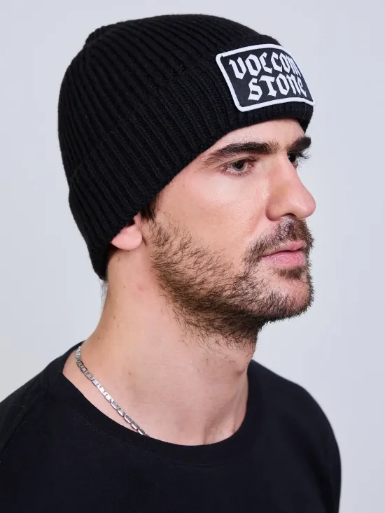 Gorro Lana Klyn Negro Volcom - Imagen 2
