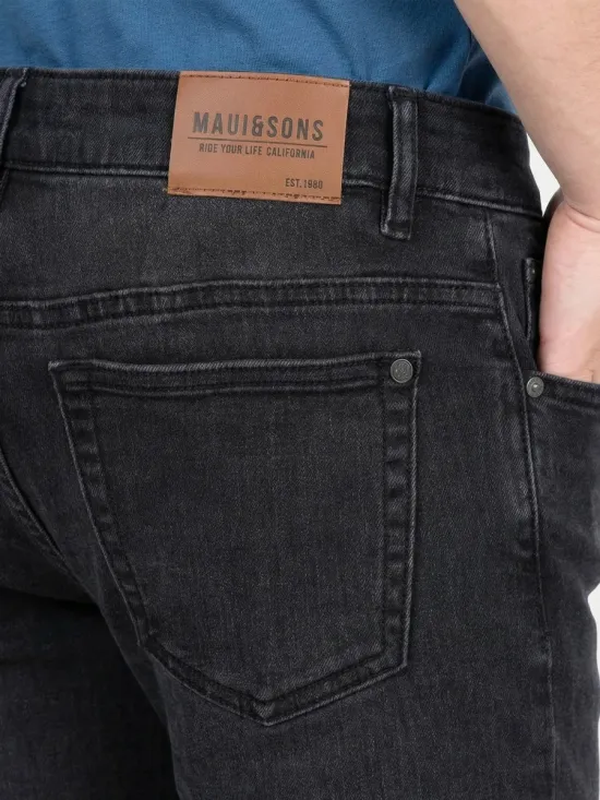 Jeans Juveniles Skinny Fit Negro Maui - Imagen 3