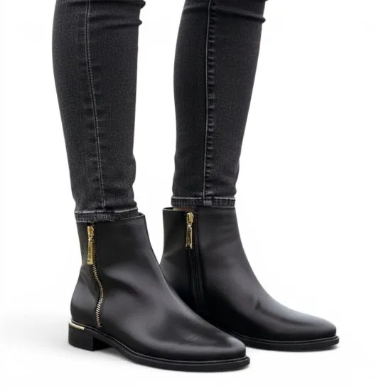 Botin Mujer Napa Genebra Negro Vizzano - Imagen 3
