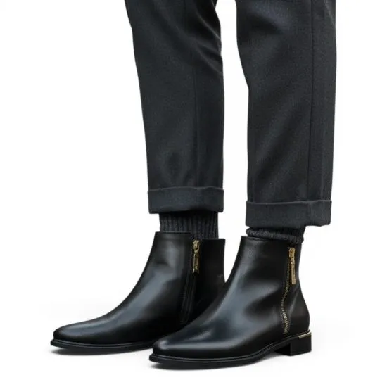 Botin Mujer Napa Genebra Negro Vizzano - Imagen 5