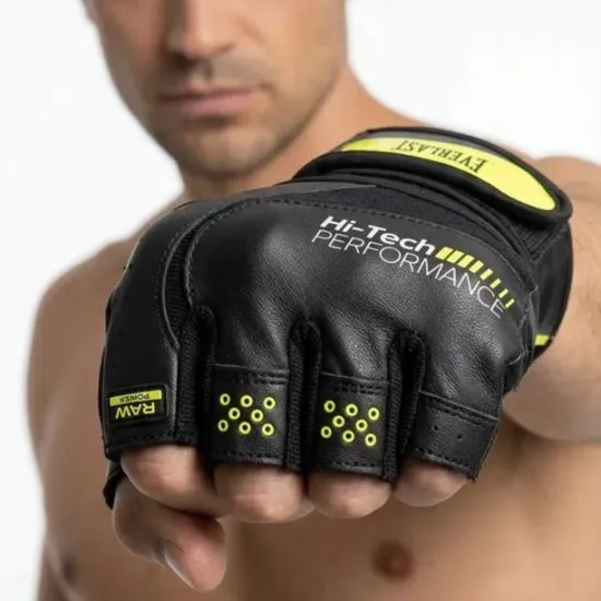Guantes Fitness Pro 2 Negro-Amarillo Everlast - Imagen 3