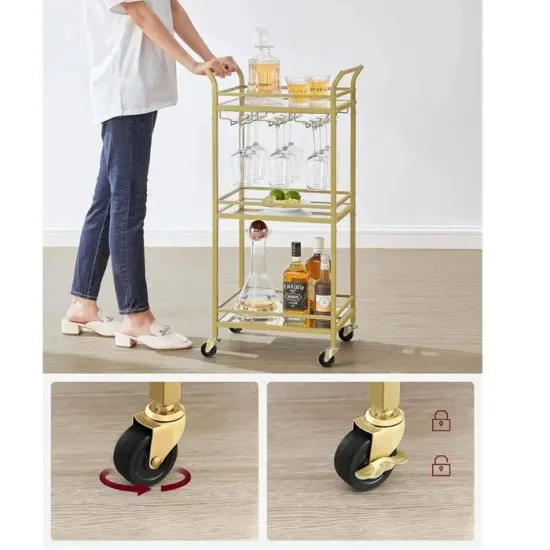 Carrito bar Gold - Imagen 4