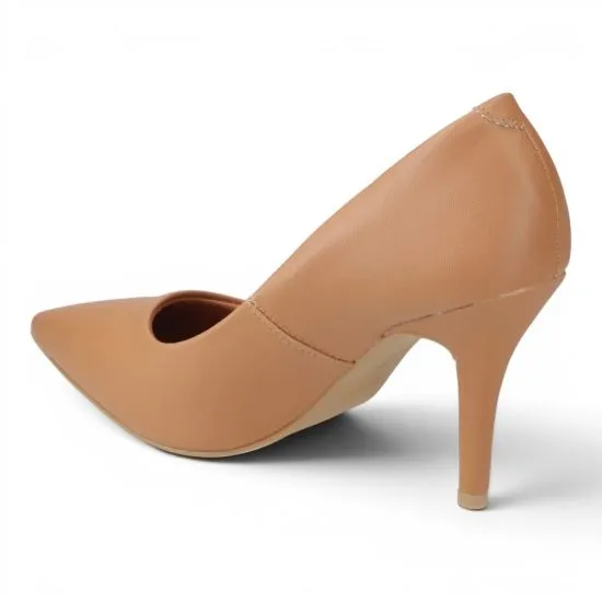 Zapato Taco Mujer Pelica Camel Vizzano - Imagen 2
