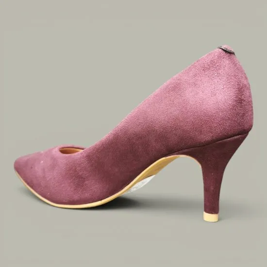 Zapato Mujer Camurca Flex Vino Vizzano - Imagen 2