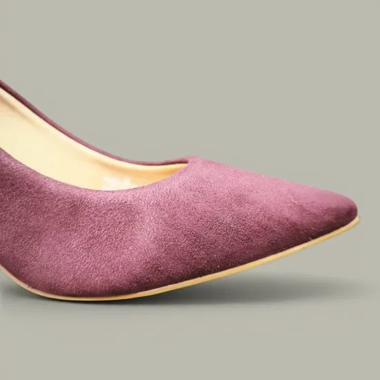 Zapato Mujer Camurca Flex Vino Vizzano - Imagen 5