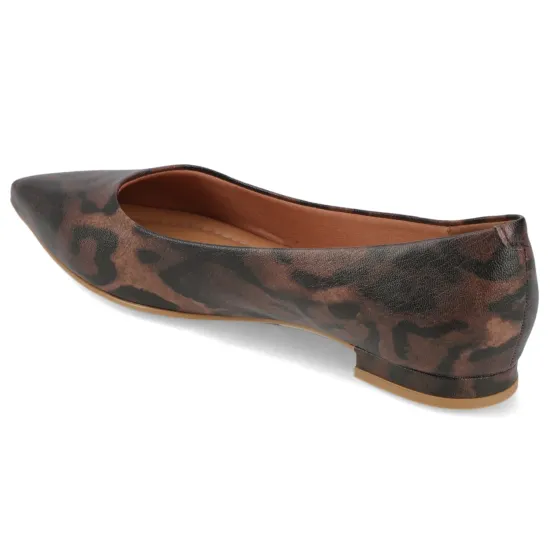 Zapato Ballerina Mujer Londres Multi Cafe Vizzano - Imagen 2