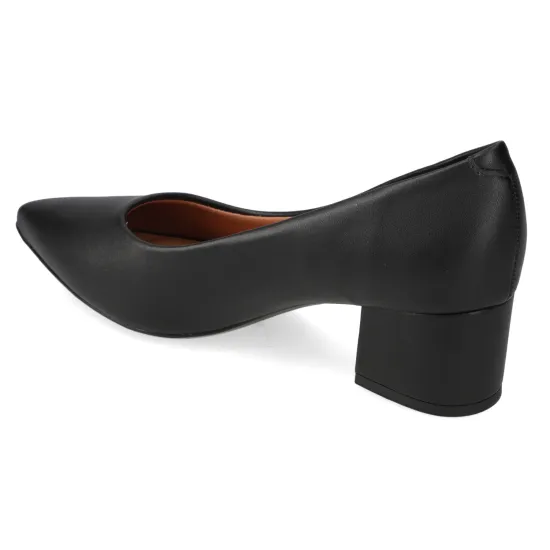 Zapato Mujer Taco Ancho Pelica Negro Vizzano - Imagen 5