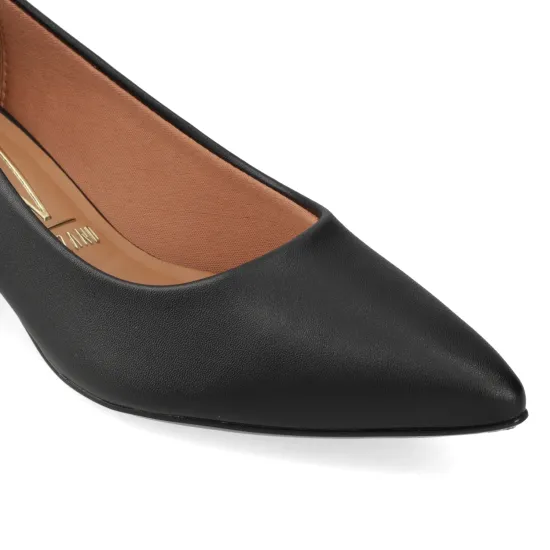 Zapato Mujer Taco Ancho Pelica Negro Vizzano - Imagen 7