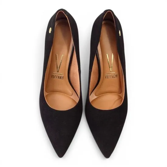 Zapato Mujer Gamuza Flex Negro Vizzano - Imagen 4