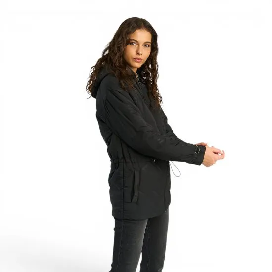 Parka Lightweight Logomania Negro Ellus - Imagen 4