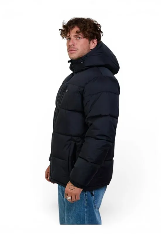 Parka Con Gorro Hombre Cosmics Negro Maui - Imagen 2