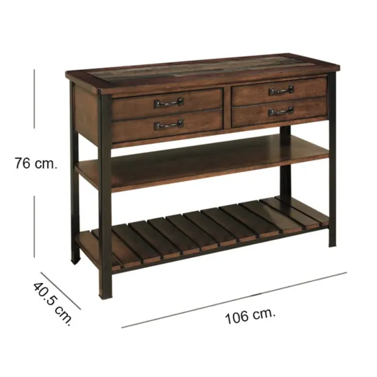 Arrimo Aparador Loft Wood - Imagen 3