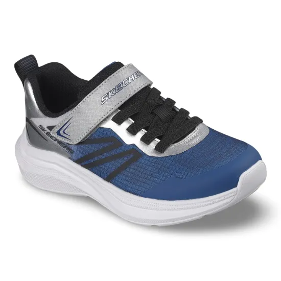 Zapatilla Niño Microspec Velocity Azul Skechers - Imagen 4