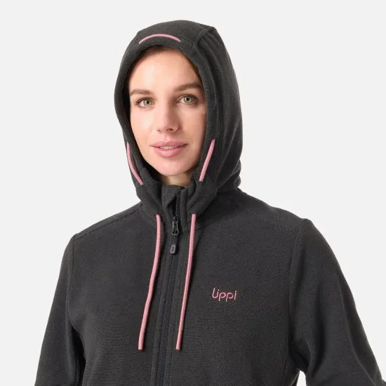 Polar Mujer Stripes Nano-F Full Zip Hoody Negro Lippi - Imagen 3