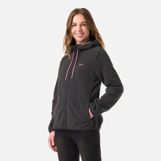 Polar Mujer Stripes Nano-F Full Zip Hoody Negro Lippi - Imagen 4