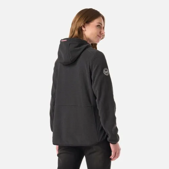 Polar Mujer Stripes Nano-F Full Zip Hoody Negro Lippi - Imagen 5