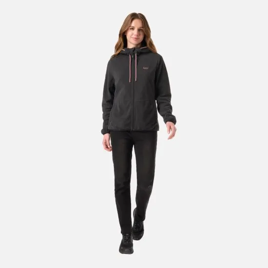 Polar Mujer Stripes Nano-F Full Zip Hoody Negro Lippi - Imagen 7
