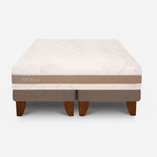 Cama Europea 2 Plazas Rilassati Infinity Base Dividida Cic - Imagen 5