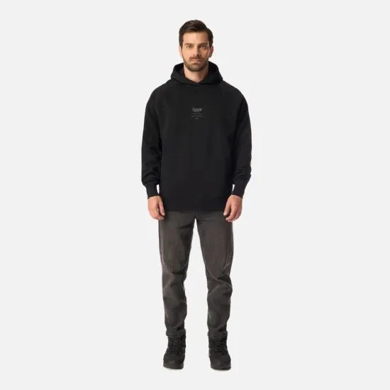Poleron Hombre Ulmo Hoody Sweatshirt Negro Lippi - Imagen 6