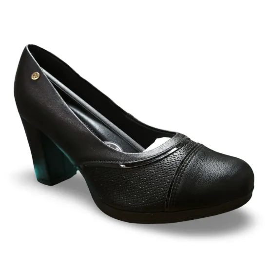 Zapato Mujer Reina Alto Napa Firenze Negro Piccadilly - Imagen 6