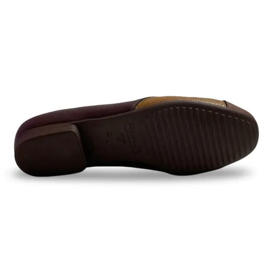 Zapato Mujer Napa Stretch Ballerina Cacao Piccadilly - Imagen 3