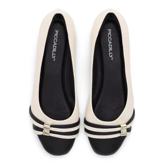Zapato Mujer Napa Stretch Soft Ballerina Blanco Piccadilly - Imagen 2
