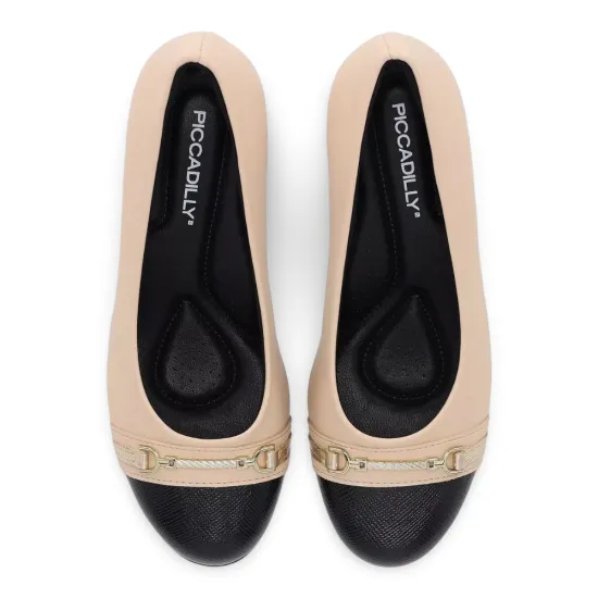 Zapato Mujer Napa Stretch Soft Pump Brulé Piccadilly - Imagen 2