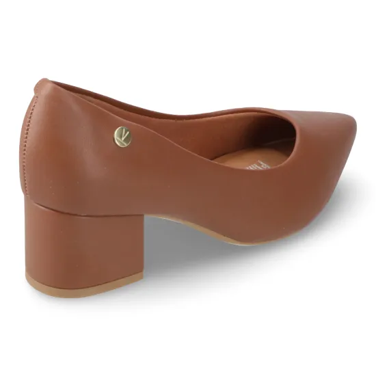Zapato Mujer Pelica Moca Taco Ancho Vizzano - Imagen 2